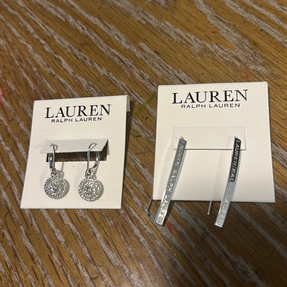 Bundle of 2 ralph Lauren silver earings